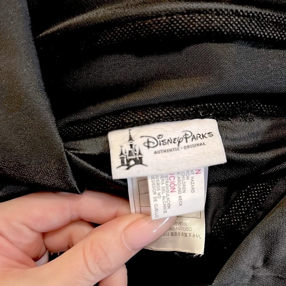 Disney Parks Walt Disney Packable Black Duffel Bag